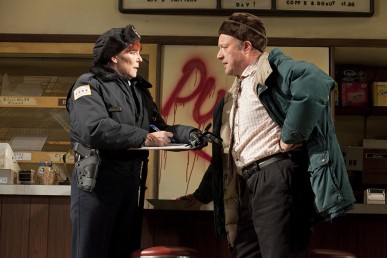 Yasen Peyankov in the Broadway production of "Superior Donuts"