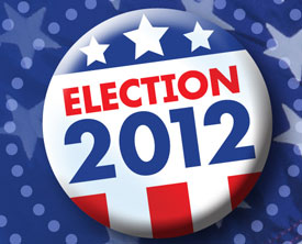 Election campaign button