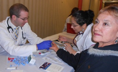 Medical students health screening Pilsen