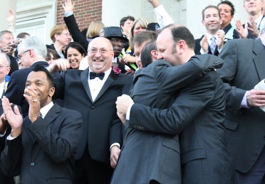 Couples celebrate civil unions in 2011