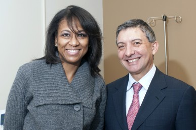 Kimberly Gosell and Dr. Enrico Benedetti