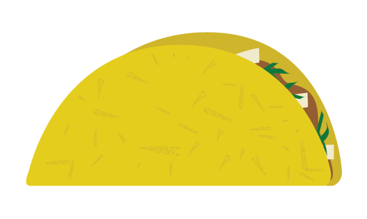 illustration of a taco