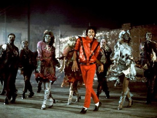 Still of Michael Jackson's "Thriller" music video