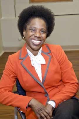Dr. Olamide Jarrett, assistant professor of medicine in the division of infectious disease. Photo: Joshua Clark.