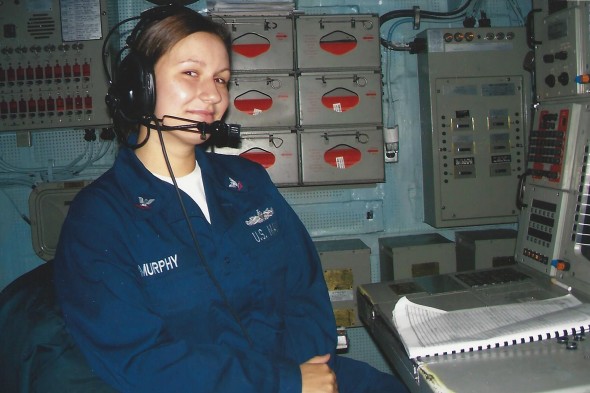 Aneta Murphy in the Navy