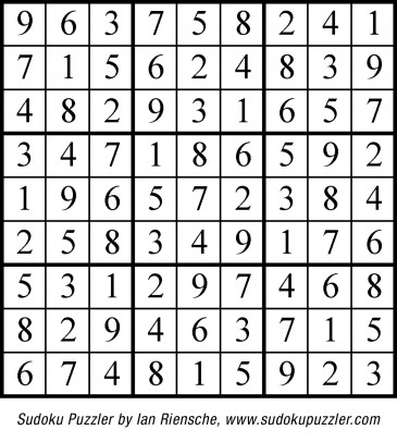 Sudoku Answer 04-15-15