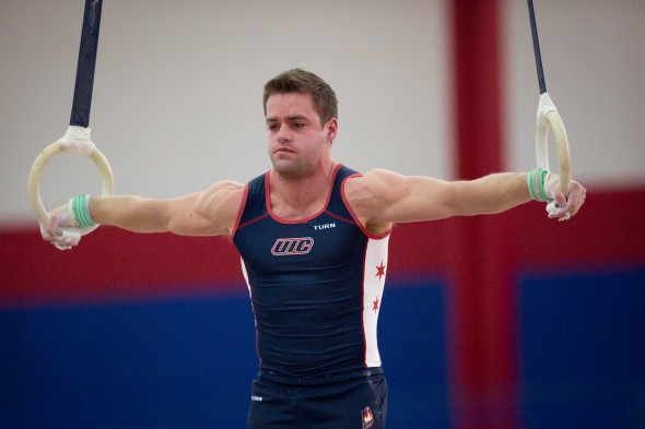 UIC Men's Gymnastics: Trent Jarrett, who competed as a contestant on "American Ninja Warriers"