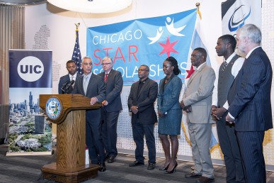 Chicago Star Scholarships Press Conference
