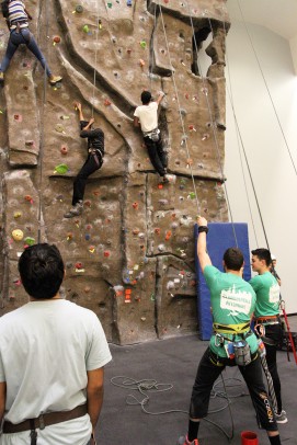 Rec Live; climbing wall