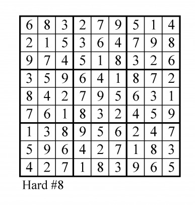 Sudoku Answer 01-19-26