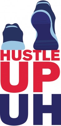 Hustle up UH logo