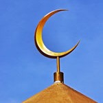 Golden Crescent symbol of Islam