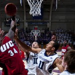 Josh Crittle takes a shot at UIC's victory over Northwestern