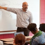 Corey Capers teaching a class