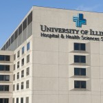 exterior of the University of Illinois Hospital