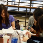 Students study at the Daley Library