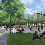 Rendering of proposed changes to the quad area