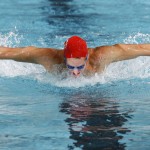 swimmer doing the fly