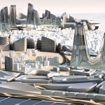 Kartal, a district of Istanbul, Turkey, as planned by Zaha Hadid Architects.