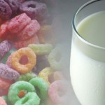 cereal and a glass of milk