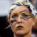 Alli Alberts with face paint