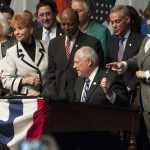 Governor Pat Quinn signs the Marriage Equality Bill