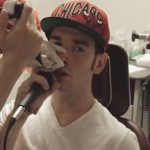 beatboxer has his vocal chords filmed