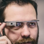 Victor Mateevitsi wearing Google Glass