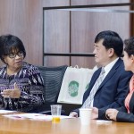 Paula Allen-Meares and Runsheng Jiang discuss the partnership between KMU and UIC