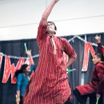 Dancer performing on Diwali Night