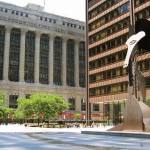 Daley Plaza and Chicago City Hall