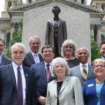 Illinois public higher education leaders in Springfield