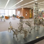 Sculpture of Don Quixote, Library of the Health Sciences