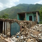 Aftermath of the April 25 earthquake in Kathmandu, Nepal.