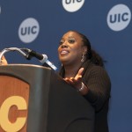 9/9/15 Sheryl Underwood, comedian, UIC graduate and host of “The Talk” CBS daytime show, visits campus