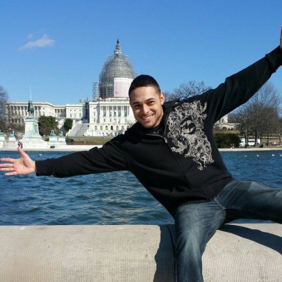 “What we do in life will forever echo in eternity,” says UIC graduate student Cesar A. Medina. Military Police Company
