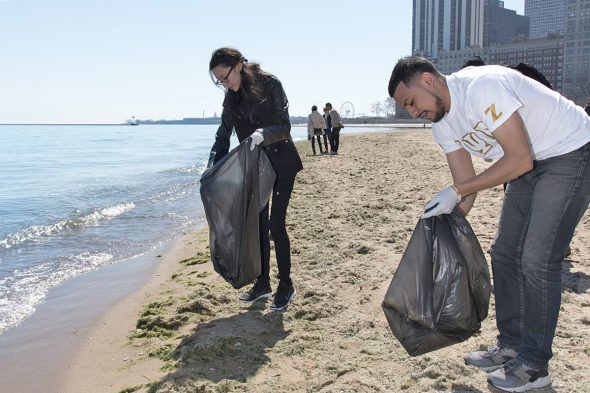 Day of Service 2016; beach cleanup
