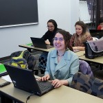 UIC students update Wikipedia pages during a WISE WIKI event