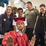 CHUI patient Isaiah Wright graduates from the 8th grade