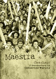 promotional image for "Maestra" documentary