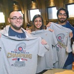 Fans celebrate World Series win on campus; cubs