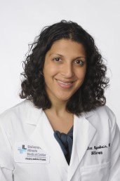 Dr. Sharmilee Nyenhuis, assistant professor of medicine in the division of pulmonary, critical care, sleep and allergy at UIC College of Medicine