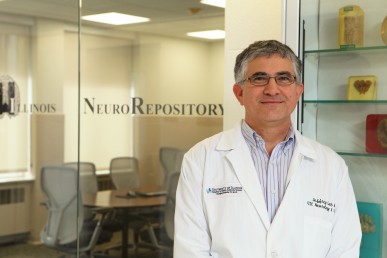 Dr. Jeffrey Loeb, the John S Garvin Endowed Chair in Neurology. 