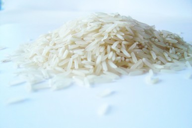 pile of rice grains