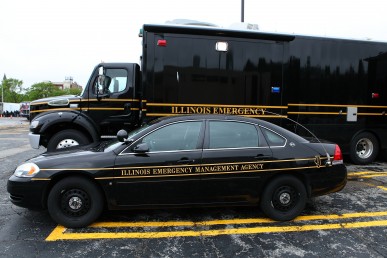 Illinois Emergency Management Agency vehicles