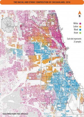 The Racial and Ethnic Composition of Chicagoland poster