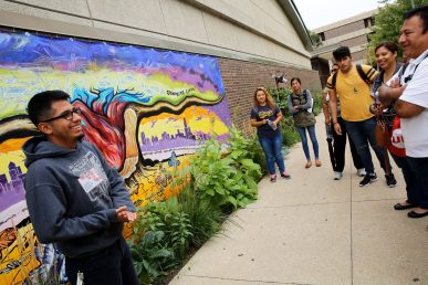 UIC Latino Cultural Center's mural tour; open house