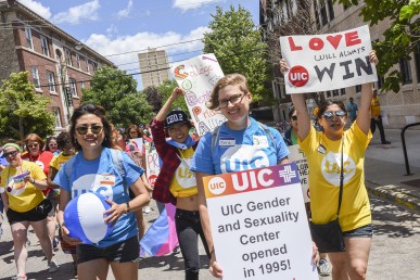 Chicago Pride Parade; students; faculty