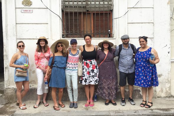 Seven students in the School of Public Health conducted two weeks of coursework in Cuba.