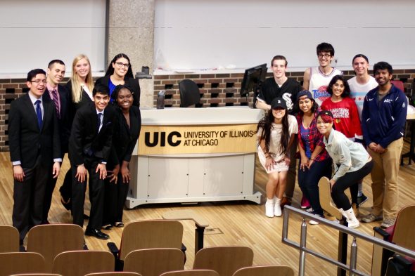 UIC Speech Team group photo